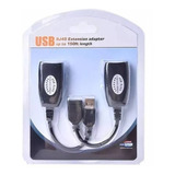 Extensor De Usb Por Cable Utp Rj45 Adaptador Cat5e Cat6