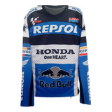 Playera Repsol Para Honda Chooper Motociclicismo Sublimada H