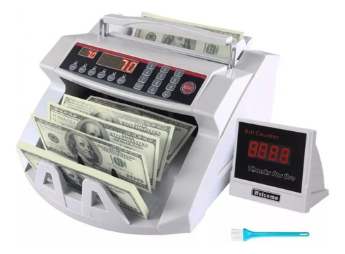 Maquina De Contar Billetes Con Detector - Visor P/ Clientes