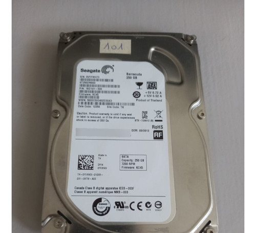 Disco Rigido Seagate Barracuda St250dm000 250gb