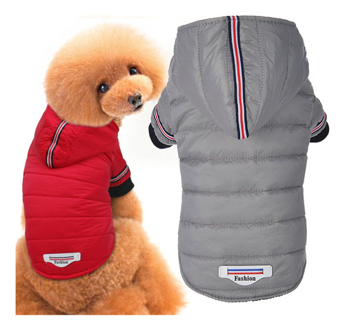 Ropa Mascota Chaqueta Capota Raza Mediana Pequeña Saco Perro