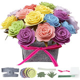 Kit De Manualidades Bazima Hacer Flores De Fieltro Diy,...