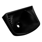 Lavatório 4,8 Litros Preto Plastico P/ Banheiro Lavabo Astra