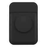 Porta Tarjeta / Tarjetero Magnético Para iPhone - Marca Uniq - Modelo Flixa - Negro