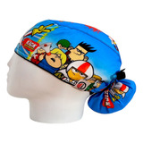 Gorro Quirúrgico Kick Azul Antifluido + Lanyard 