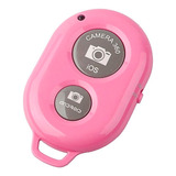 Control Remoto Bluetooth Selfie Shutter iPhone Android Rosa