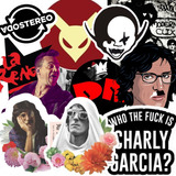 Stickers Rock Nacional X5 U / Termo /charly /spinetta/cerati