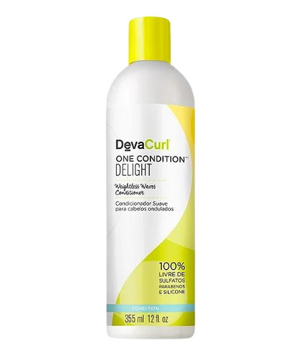 Devacurl One Condicionador Delight Cabelo Ondulado 355ml