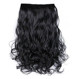 Extensiones De Cabello Larga Clip Ondulado Cortinas 23.6 In