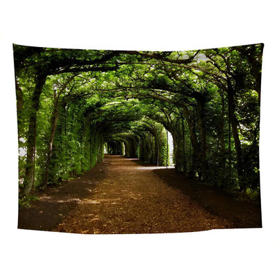 . Tapiz De Pared 3d Impermeable Con Diseño De Paisaje, Hogar