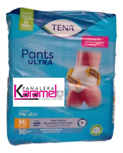 Tena Pants Ultra Talla M X 90 - Unidad a $3250