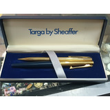 Juego Sheaffer Fuente Portaminas Laminaoro Grabado Estuche 