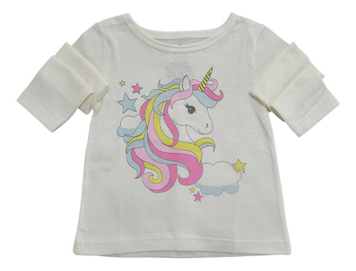 3 Camiseta Manga Longa Infantil Básica Camisa Blusa Escolar