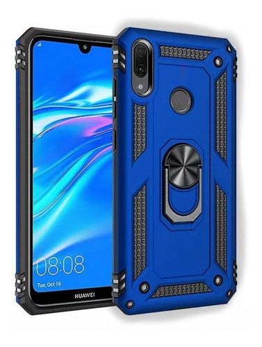 Funda Uso Rudo Anillo Magnetico Para Huawei Honor