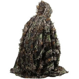 Poncho Caza Hojas De Camuflaje 3d Capa Sigiloso Trajes Ekol