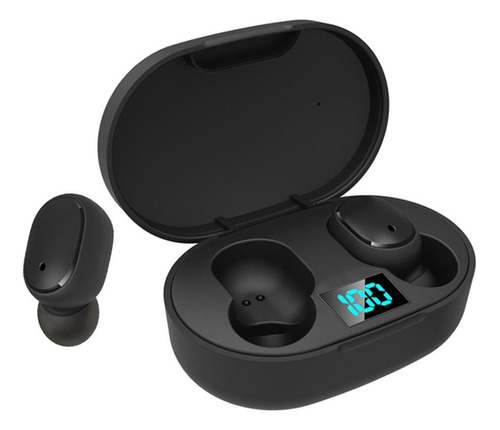 Auriculares E6s Mini Earphone 5.0 Con Pantalla A Prueba De A