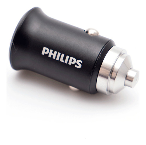 Carregador Veicular Philips 24w 2 Saídas Usb Turbo 3.8a