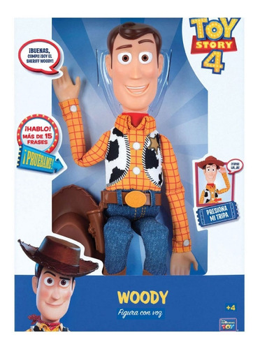 Muñeco Woody Toy Story Figura Accion Habla 15 Frases - Lanus