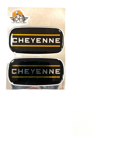 Emblema Cheyenne Modelo Viejo ( Kit De 2 Unidades) Foto 2