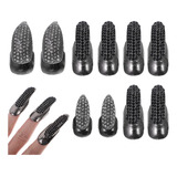 Anel De Unhas Decorativo De Metal Fingertip Nail Claw, 10 Un