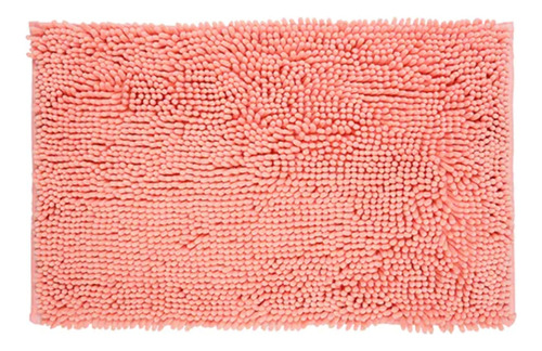 Alfombra Shaggy Pesada Microfibra Coral 40 X 60 Cm