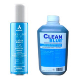 Cool Care Andis 439g + Barbicide Clean Blue 500ml Concentrad