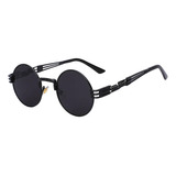 Gafas De Sol Estilo Retro Steampunk, Redondas, Vintage, Con 