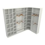 Kit Closet Modulado Armário Colmeia Cabideiro M53 100% Mdf