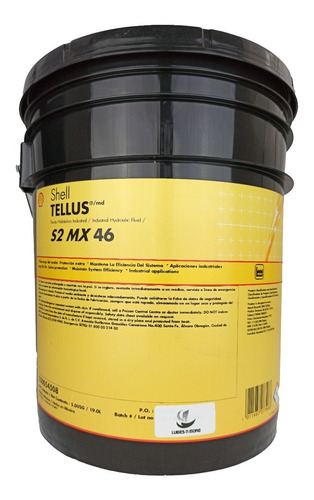 Aceite Hidráulico Shell Tellus S2 Mx 46 C19l 