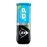 Pelota Tenis Dunlop Atp Extra Duty X 3 Tubo Pelotitas Balls 