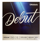 Daddario D310 4/4m Debut Encordado Violin Tension Media