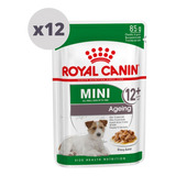 Alimento Humedo Mini Ageing Royal Canin +12 85g Pack X12