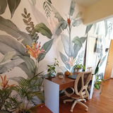 Vinilos Para Pared Murales Botanico Floral Cocina Tropical