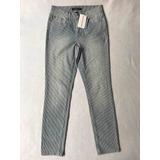 Jeans High- Rise Skinny De Rayas Calvin Klein Originales