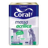 Massa Acrílica Parede Interna Externa Branco Coral 25kg 18l