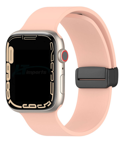 Pulseira Fecho Magnetico Para Apple Watch 41mm 40mm Se 38mm