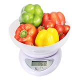 Gramera Pesa Bascula Digital Eléctrica 5kg Con Taza Recipien