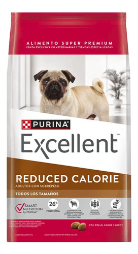 Excellent Dog Reduce Calorie 15 Kg Perros