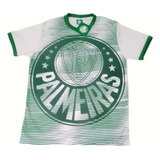 Camiseta Esportiva Branco E Verde Oficial - 100% Original