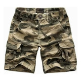 Bermudas De Camuflaje Para Hombre