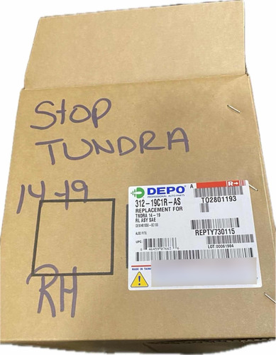Stop Toyota Tundra 2014 - 2019 Derecho Depo Foto 3