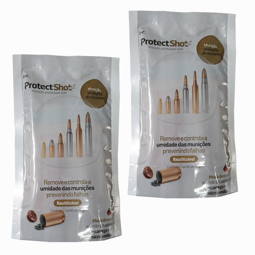 Kit 2 Protectshot - Proteção De Balas E Ação Antioxidante
