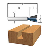 Bosch 84709m 14 Degree X 1/2 In. Carbide Tipped Dovetail Bit