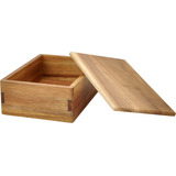 Caja De Almacenamiento De Madera Tapa, Caja De Almacena...