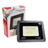 Foco Proyector Led Smd Plano Reflector Multiled 30w Exterior