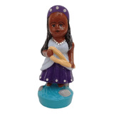 Estátua Orixá Nanã 14cm Gesso Umbanda Candomblé