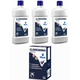 Kit C/ 3 Shampoo E + 1 Sabonete Dugs De Clorexidina 500ml