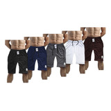 Kit 5 Shorts Masculino Academia Corrida Treino Fitness