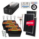 Kit Solar 1800 Watts Cale Inversor 1000w Onda Pura, Pwm Sd