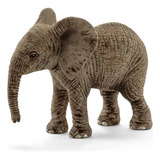 Bebé Elefante Africano En Miniatura Realista De Schleich Con Forma De Vida Salvaje
